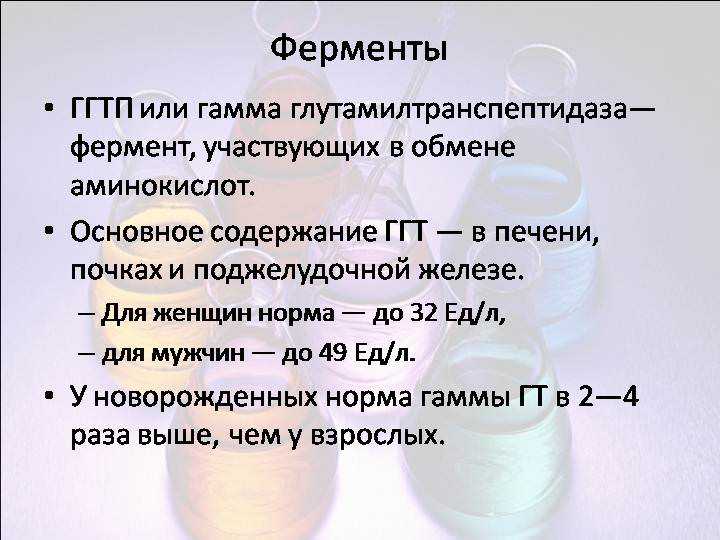 Проанализируйте диаграмму активности ферментов гамма глутамилтрансферазы и щелочной фосфатазы