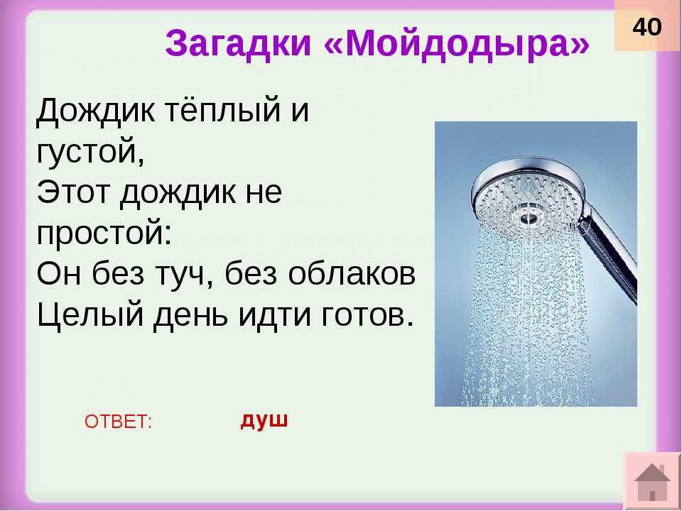 С английского на русский shower