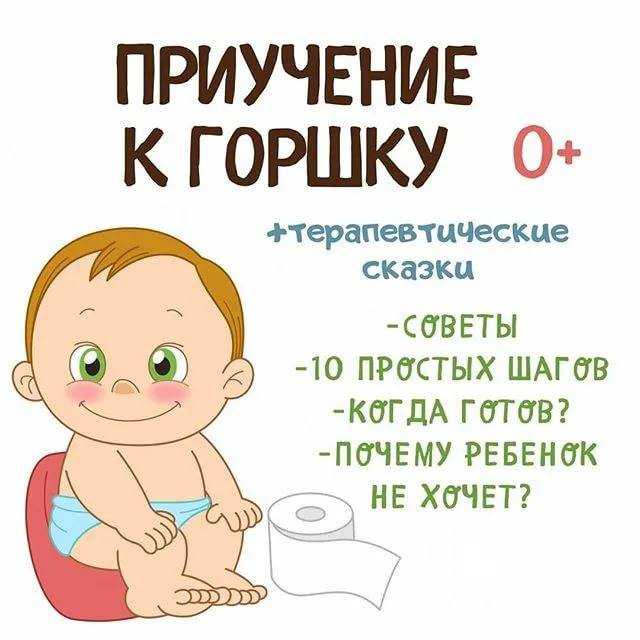С какого возраста приучать ребенка к горшку?