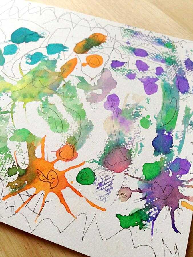 Рисование мятой бумагой в детском саду: техника, как проходят занятия детей
