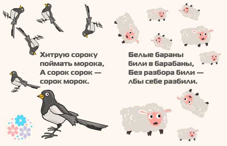 Скороговорки для развития речи и дикции взрослых