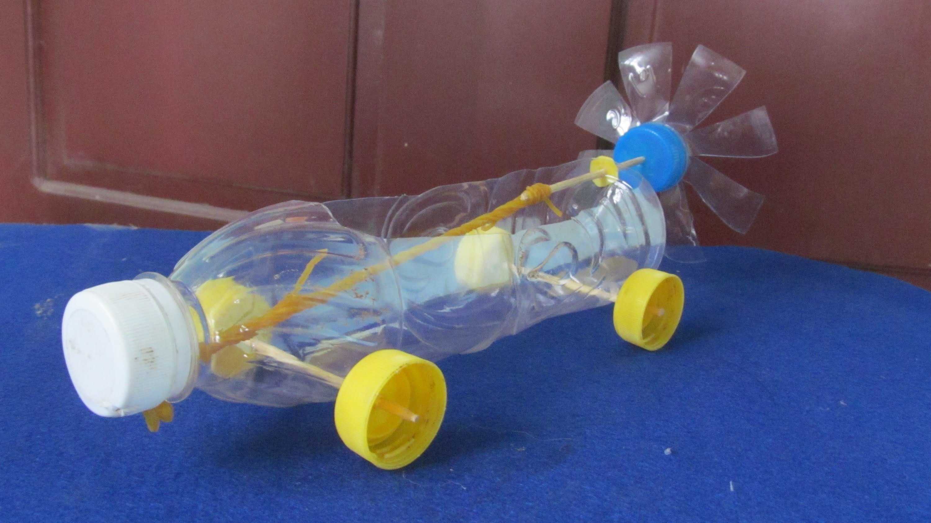 Машинка с моторчиком из пластиковой бутылки. как изготовить модель машинки из пластиковой бутылки? сделать грузовик из пластиковых бутылок