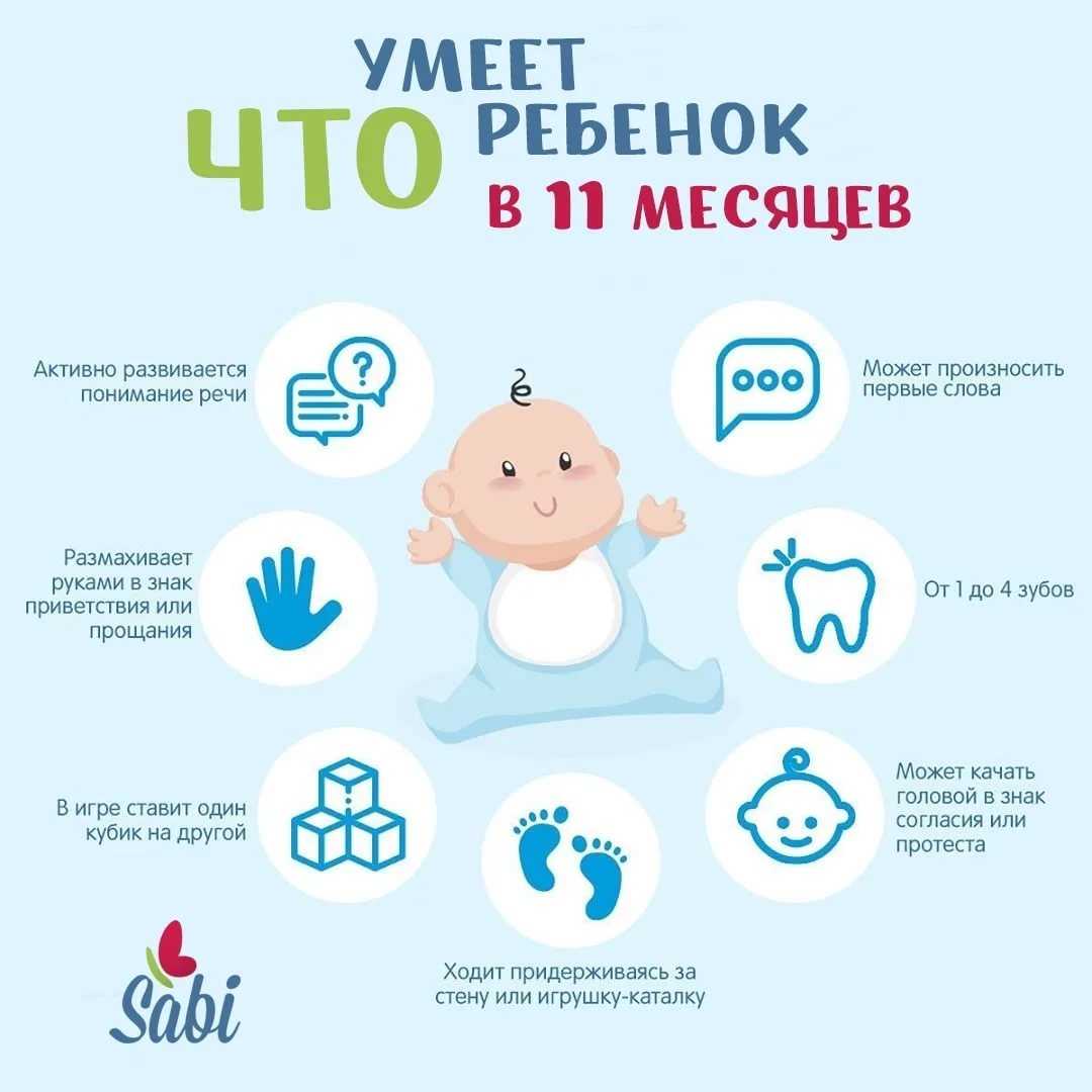 Развитие грудничка в 8 месяцев