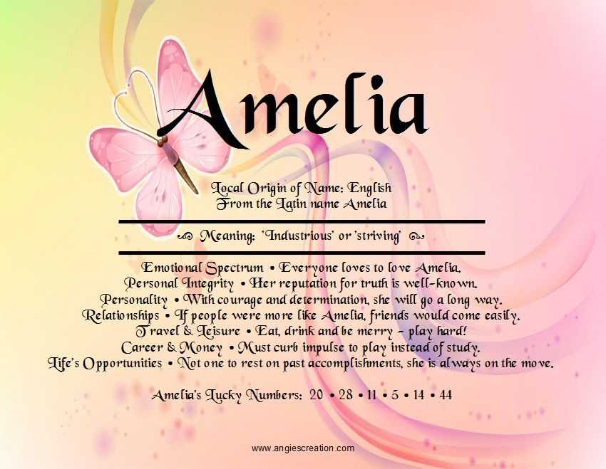Амели — значение имени, характеристика имени, нумерология, расшифровка, черты характера и особенности имени