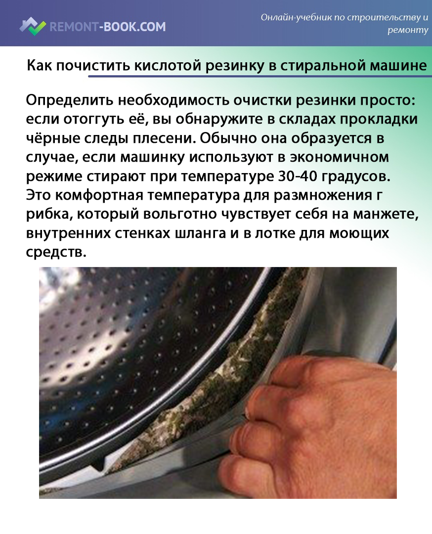 Как почистить стиральную машину лимонной кислотой