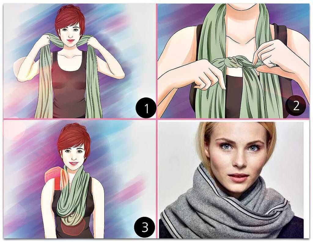 Модные палантины для зимы 2023-2024 года: как красиво завязать на голову и плечи