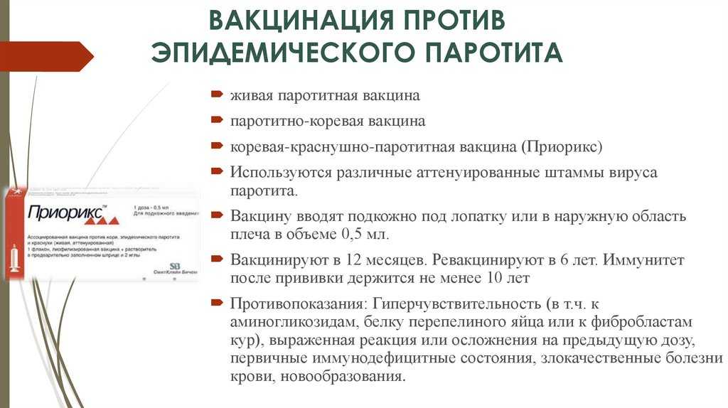 Эпидемический паротит - методы защиты от вируса детей и взрослых, вакцины и описание заболевания