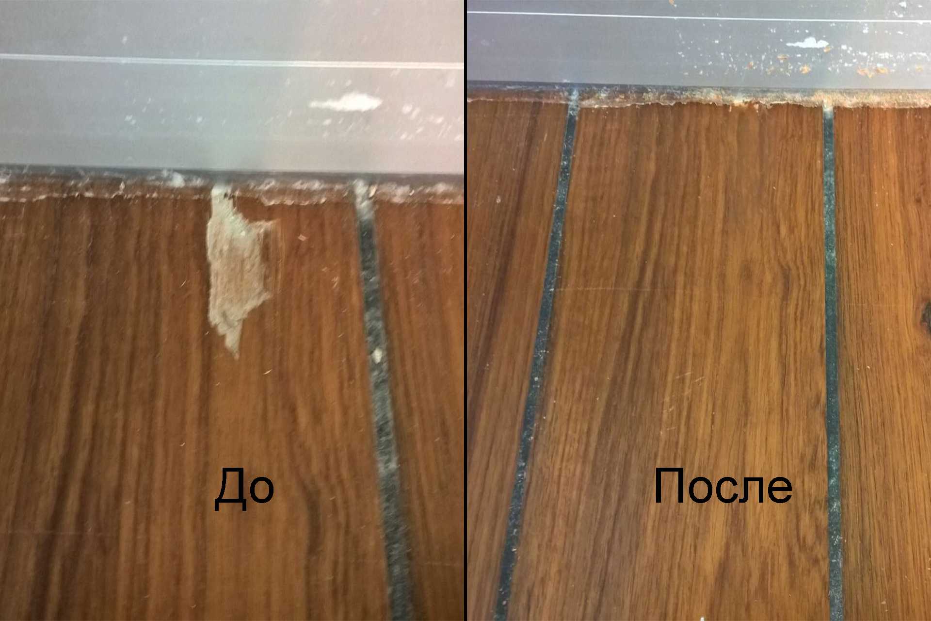 убрать царапину со стола