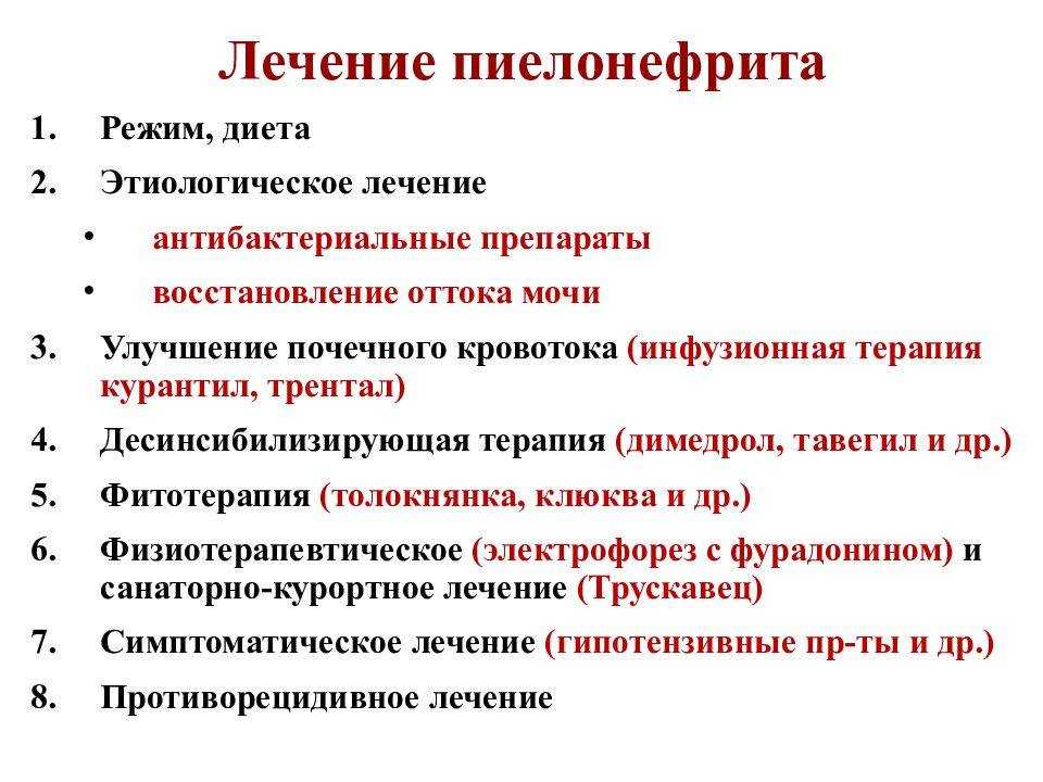 Пиелонефрит: диагностика и лечение | университетская клиника