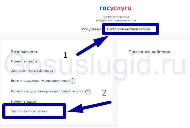 Как удалиться из госуслуг и заново зарегистрироваться